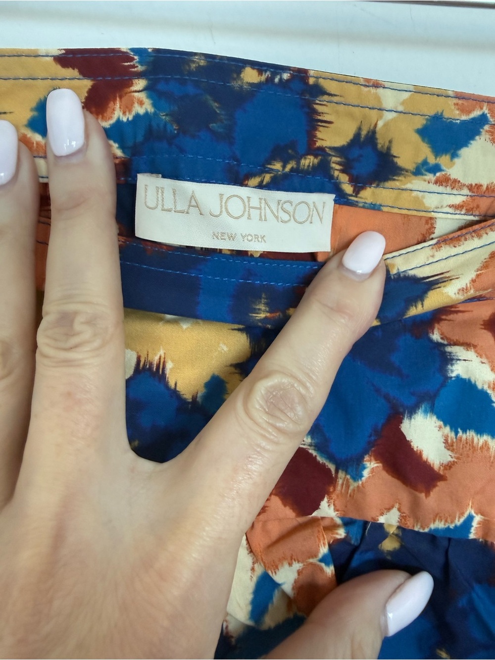 Ulla Johnson Winnie Tiered Ruffle Midi Skirt in Wildflower size 6 - Picture 7 of 8